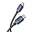 Кабель Baseus Crystal Shine Series Fast Charging Data Cable Type-C to Type-C 100W 1.2 м Черный - миниатюра 2