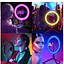 Селфи-лампа LED кольцевая 45 см Voltronic MJ18 RGB + штатив - мініатюра 5