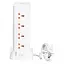 Сетевой фильтр-удлинитель Yiwu HP-5-9MF TOWER B24 2,8 м 12 розеток 3USB + 1PD LED-лампа белый  - миниатюра 6