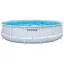 Басейн каркасний Intex 26746 круглий 488x122 см 19776 л з драбиною тентом підстилкою і насосом-фільтром - мініатюра 1