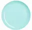 Тарілка обідня Luminarc Diwali Light Turquoise кругла бірюзова 25 см (P2611) - мініатюра 1