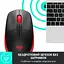 Мышь Logitech M190 Full-size Wireless Red - миниатюра 4
