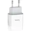 Зарядний пристрій Hoco C73A Glorious (2USB, 2.4А) White (6931474712912) - мініатюра 4