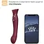 Смарт-вибратор 3 в 1 Zalo Queen Wine Red пульсирующая жемчужина и вакуум кристалл Swarovski - миниатюра 2