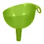 Лейка сливная воронка пластмассовая на банку Зеленый 84668 - миниатюра 1