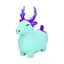 Дитяча іграшка-антистрес "Оленя" Bambi MS 4142(Turquoise) з борошном, 10 см - мініатюра 1