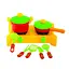 Плита з посудом Кіндервей, 8 предметів, 30x17x18.5 см (В асортименті) - мініатюра 1