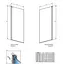 Шторка для ванни Radaway Nes Black PNJ 60 10011060-54-01R права - мініатюра 2