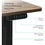 Комп'ютерний ігровий стіл OfficePro ODE1260DW Dark Wood/Black [124835] - мініатюра 4