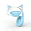 Навушники накладні XO BE38 Cats Ear Colourful Lights Headband сині - мініатюра 5