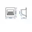 Вбудований світлодіодний світильник для підсвічування сходів у білому кольорі | Арт. JD13 | Line F - мініатюра 3
