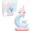 Дитяча настільна лампа Cinnamoroll на місяці рожева (352D) - мініатюра 1