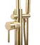 Змішувач для ванни Rea Mono brushed gold підлоговий REA-B2716 Золотий - мініатюра 3