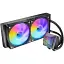Система водяного охлаждения Azza Pyramid 240 (LCAZ-240Y-ARGB) [143789] - миниатюра 1