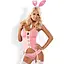Сексуальний костюм Obsessive Bunny L/XL рожевий - мініатюра 1