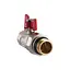 Кран кульовий прямий з американкою Water Valve Q003 NV-V343 3/4″ ЗB - мініатюра 3