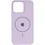 Чохол Epik Silicone Case Full Protective AA V2 with MagSafe для Apple iPhone 15, 6.1 Бузковий/Lilac - мініатюра 2