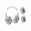 Bluetooth гарнитура Hoco W65 с шумопоглощением, микрофоном, AUX и беспроводным соединением, серебро - миниатюра 4
