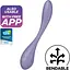 Универсальный вибратор Satisfyer G-Spot Flex 5+ Lilac - миниатюра 2