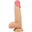 Фалоімітатор Baile Sliding Skin Bendable 8.1'' 20.6 см тілесний - мініатюра 1