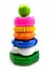 Детская развивающая пирамидка №2 1-080, 7 деталей - миниатюра 1