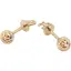 Золоті сережки-пуссети Favoritum з алмазною гранню. 210115_5_А - мініатюра 1
