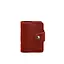 Женский кожаный кард-кейс 7.1 (Книжечка) красный - миниатюра 7