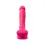 Вибратор Silexd Dildo Model 1 Size 8" LRS, 20 см (розовый) - миниатюра 6