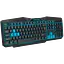 Клавиатура Esperanza Keyboard EGK201 Blue Black (EGK201BUA) - миниатюра 1
