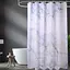 Тканинна шторка для ванної кімнати TIANA KRAINE Marble Rose, без кілець. Розмір 200х180 - мініатюра 3