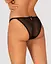 Напівпрозорі трусики із підвіскою Obsessive Ivannes panties black чорні S/M - мініатюра 2