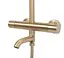 Душевая система Rea Lungo с термостатом и изливом brushed gold REA-P6604, Золотой - миниатюра 6