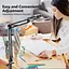 Тримач телефону yAyusi зі світловим кільцем, світлодіодне кільце 25,4 см з тримачем телефону та підтримкою для столу, гнучкий - мініатюра 4