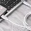 Кабель Proove Striped Silicone USB-C to USB-C 60W 1m White (CCSS60002202) [133332] - миниатюра 3