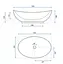 Умывальник Rea Kate 56 white накладной REA-U6801, Белый - миниатюра 6