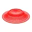 Фруктовниця пластикова кругла тарілка підставка для фруктів Ø 28 см Червоний 87875 - мініатюра 3