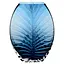 Ваза Viva Leaf голубой 25 см (A060188) - миниатюра 1