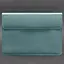 Кожаный чехол-конверт BlankNote на магнитах для MacBook Pro 16" Бирюзовый - миниатюра 4