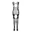 Ажурный бодистокинг с чулками Passion BS082 black One size - миниатюра 5