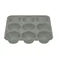 Форма силиконовая на планшете для выпечки кексов и маффинов на 9 ячеек 24.5х24.5х3.5 см, Profsil Серый 87152 - миниатюра 7
