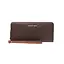 Жіночий гаманець MICHAEL KORS (великий, коричневий з логотипом) - мініатюра 1