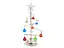 Сувенір металевий світлодіодний "Ялинка-камені кольорові" 20,5 см ZYF-0102 - мініатюра 1
