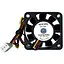 Вентилятор 40 мм Cooling Baby черный 40х40х10 мм 5000 об/мин 22 дБ 12V/0.11A 3-pin (4010 3PS) - миниатюра 1