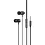 Наушники Hoco Power metal универсальные earphones with microphone M122 - миниатюра 1