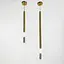 Led светильник латунный в вертикальной форме 60 см на 3 режима | Line F | Арт. YG517 wB/600 VL AB - миниатюра 5