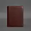 Шкіряний блокнот на сегрегаторі (м'яка обкладинка на кільцях) 13.0 бордовий - мініатюра 5