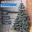 Лита штучна ялинка LUGI 1.8 м блакитна Карпатська V18 KOS-KARPBL18  - мініатюра 1