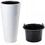 Горщик для квітів Form-Plastic Sahara slim-35 43.7 л білий (2790-011) - мініатюра 1
