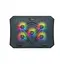 Подставка-кулер под ноутбук охлаждающая с RGB-подсветкой MEETION CP3030 черная - миниатюра 1