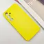Чохол TPU Getman Liquid Silk Full Camera для Samsung Galaxy S23 FE Жовтий / Flash - мініатюра 2